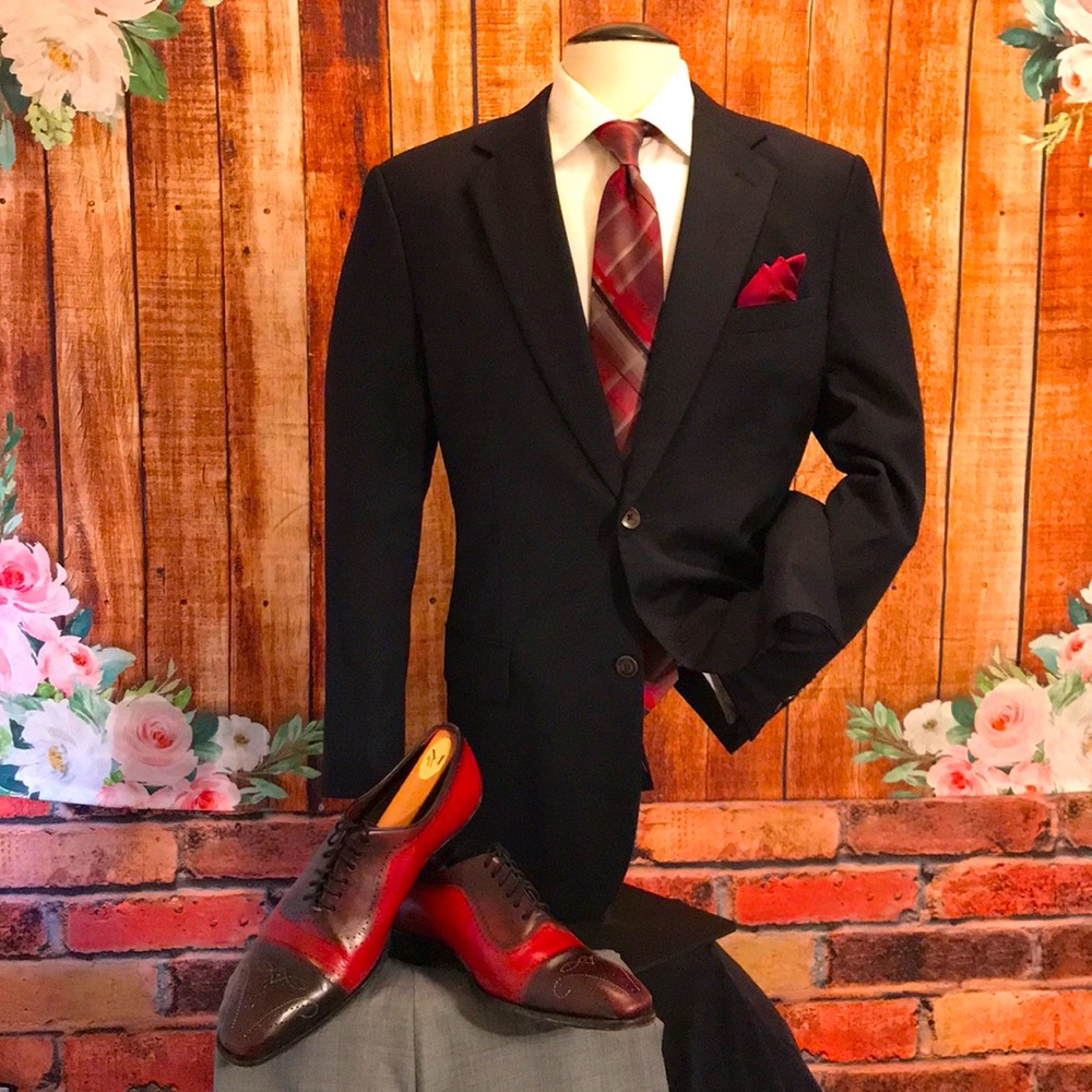 Joseph And Feiss Blue Blazer - image 3